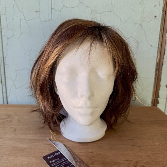 Beachy Wig by Jaclyn Smith, Auburn Sugar Rooted - Picture 3 of 9